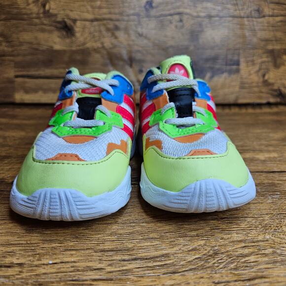 Adidas Yung 96d Multicolor Slip on Sneaker sz 6 kids - Picture 8 of 10